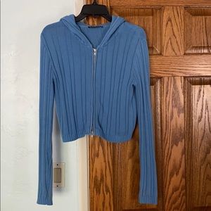 Zip down sweater